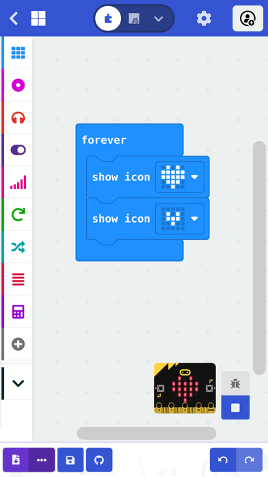 micro:bit Screenshot