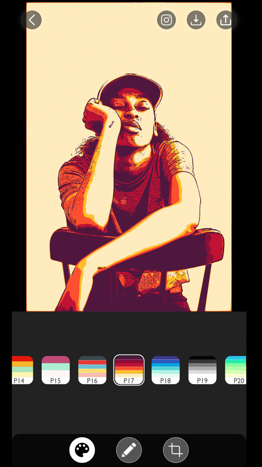 #4. Colorist :Pop Art Photo Editor (iOS) By: Vineeta Khatuja