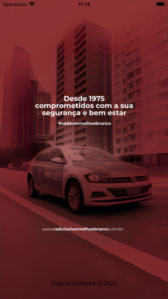 #1. Vermelho e Branco (iOS) 由: COOPERATIVA MISTA DE TRABALHO DOS MOTORISTAS AUTONOMOS DE TAXIS ESPECIAL DE SAO PAULO - RADIO TAXI