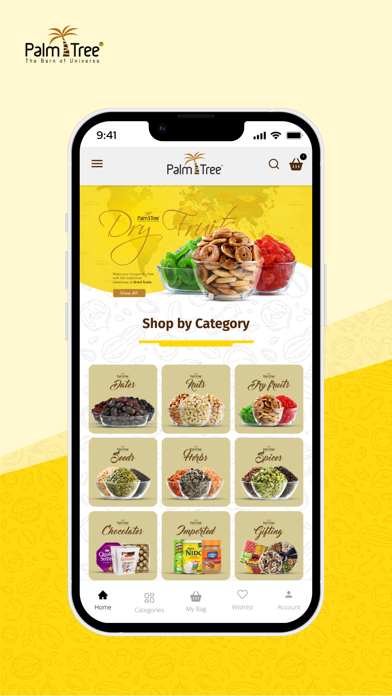 PalmTree Shopping Screenshot