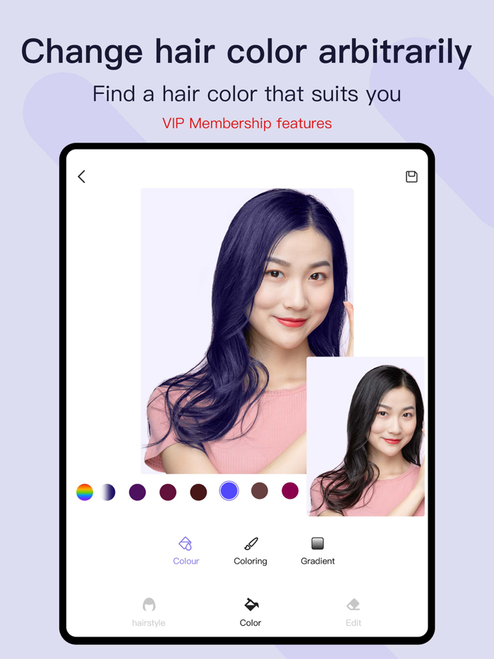 Hairstyle and Hair Color Changer