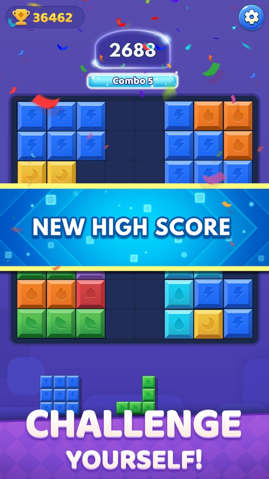 #4. Color Blast:Block Puzzle (iOS) Av: Topsmart Mobile Ltd.