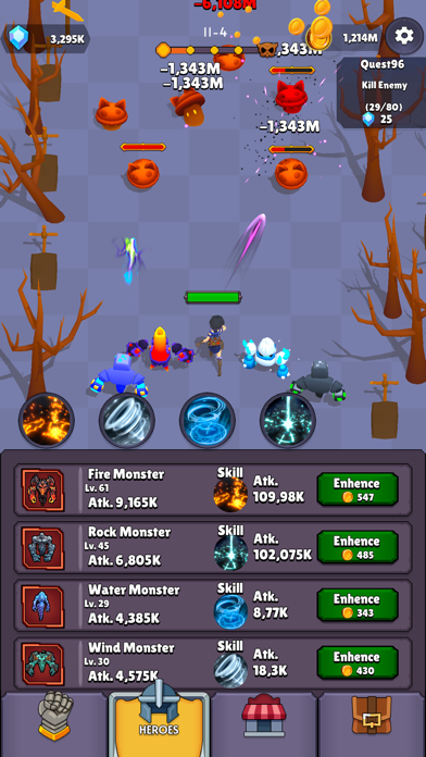 Idle Wizard : Elementarium Screenshot