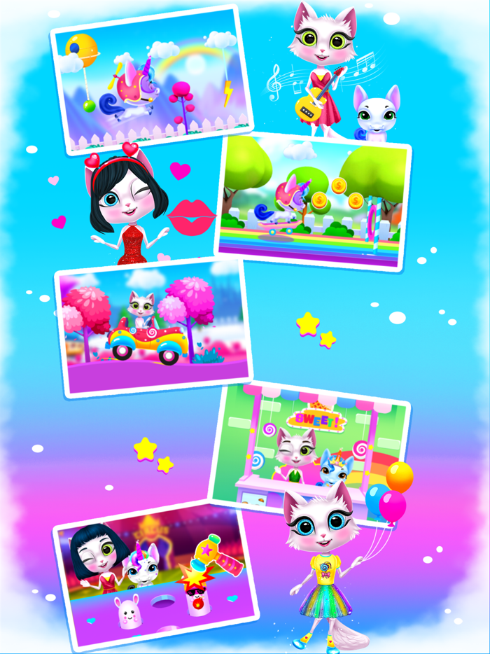 Kitty Kate and Little Unicorn