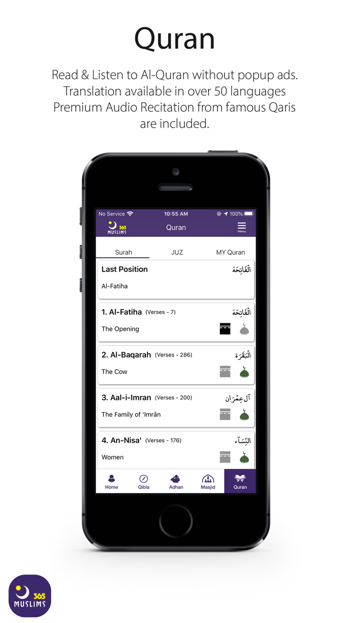 Muslims 365 Prayer and Quran