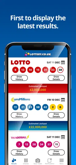 Game screenshot National Lottery Results mod apk