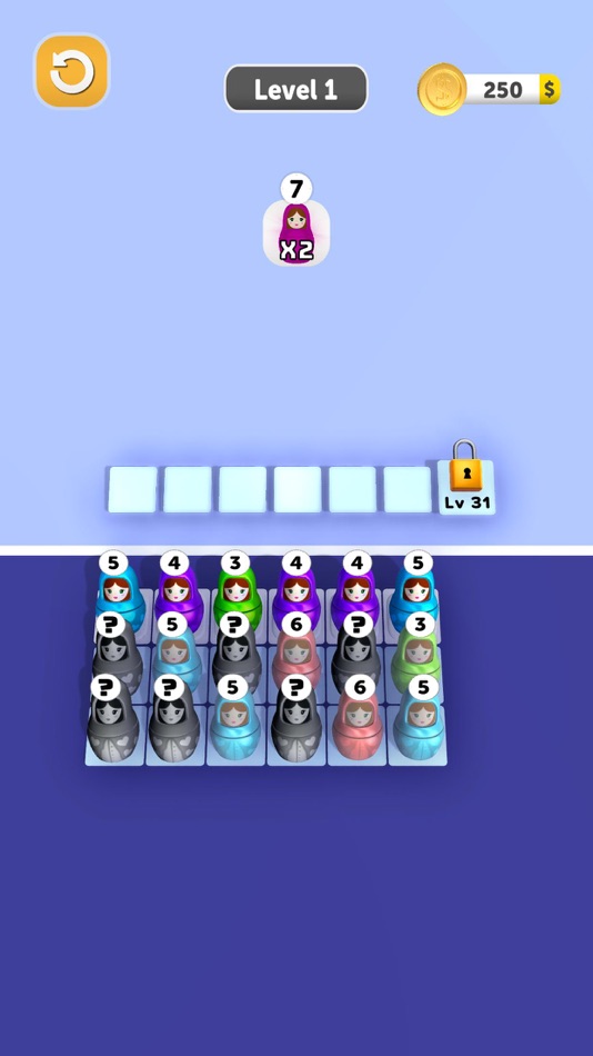 #5. Matryoshka Merge (iOS) 由: 3A YAPIM VE YAZILIM DANISMANLIK LIMITED SIRKETI