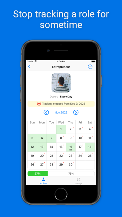RolesTracker Screenshot