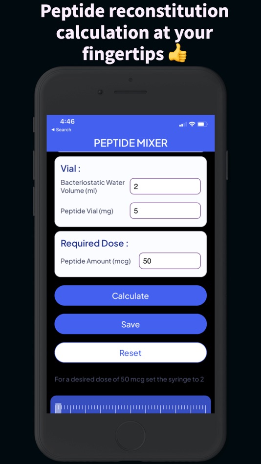 #1. PepCal: Peptide Calculator (iOS) 由: A & A Design Inc.