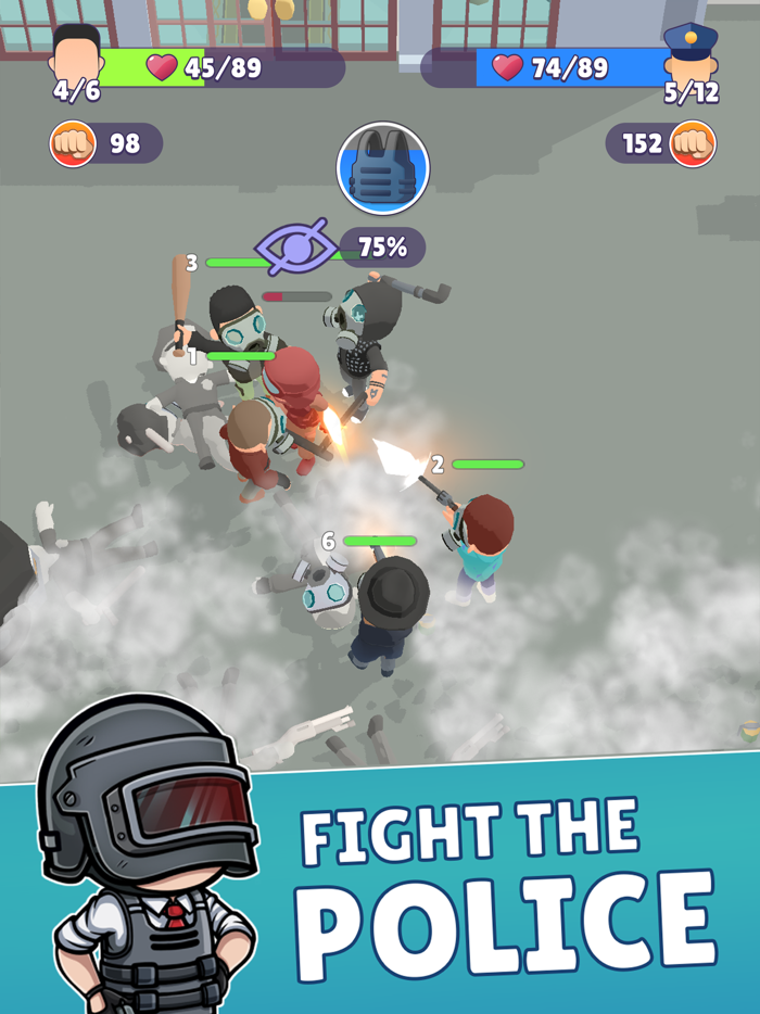 Merge Gangster Heist vs Police