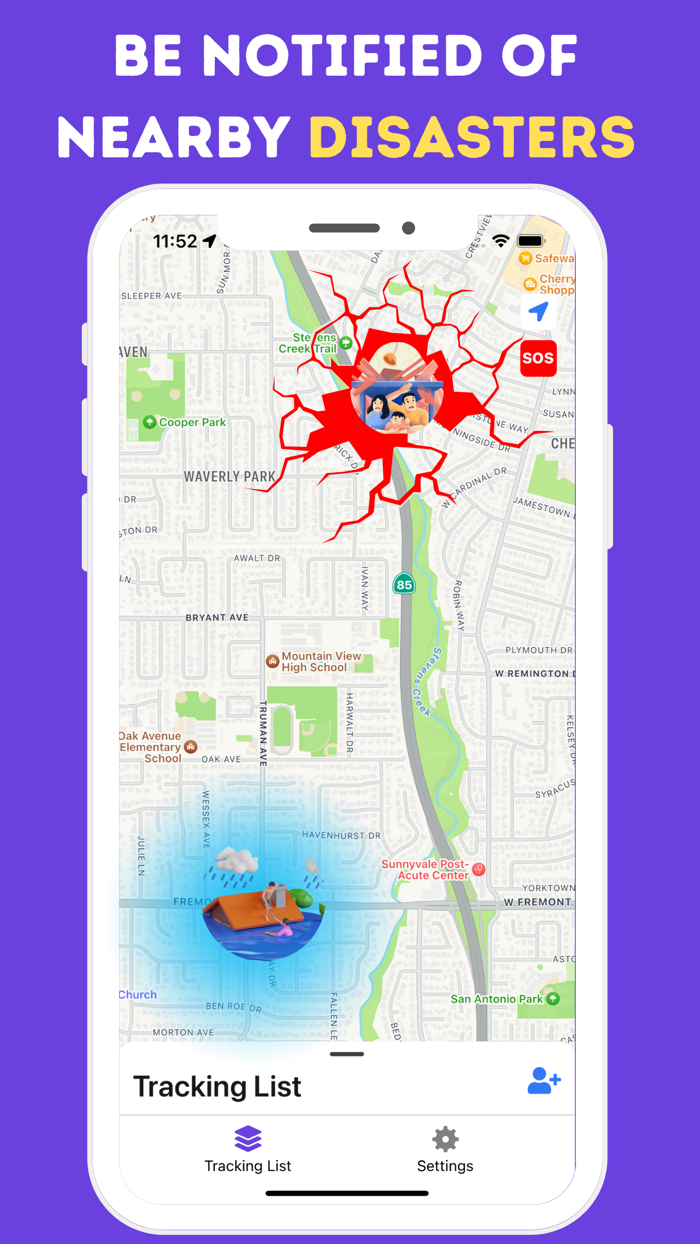 xFind Find my Friends, Phone