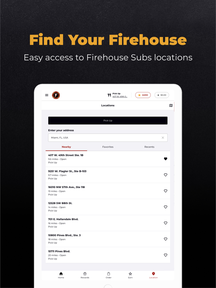 Firehouse Subs App