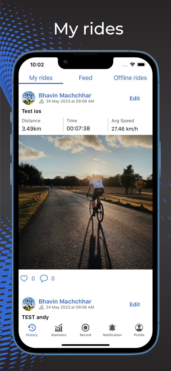 MORO Cycling - Bike Tracker