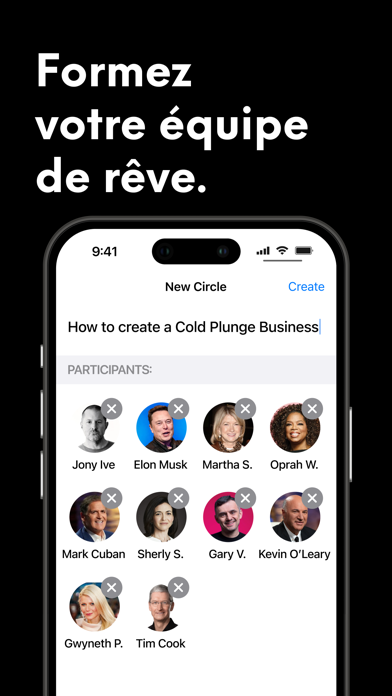 Screenshot #3 pour Circles: Chat with Legends