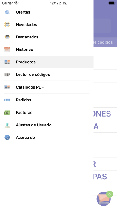 Dulces Oscar Commerce Screenshot