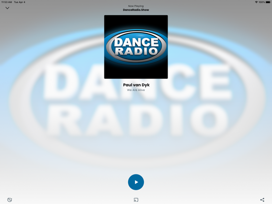 DanceRadio.Show iPad screenshot 2 - Music app