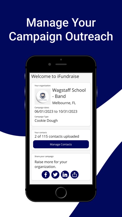 iFundraise iPhone screenshot 5 - Business app