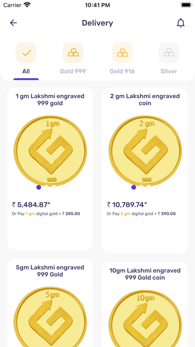 GoldLane - Buy Digital Gold Screenshot