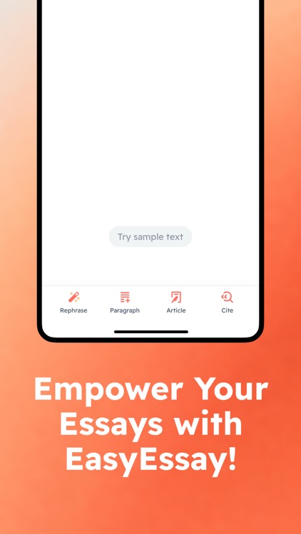 EasyEssay -- AI Essay Writing
