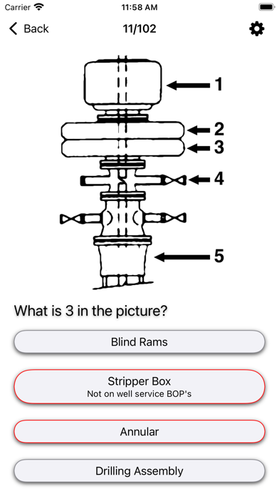 Screenshot #2 pour Well Service BOP Quiz