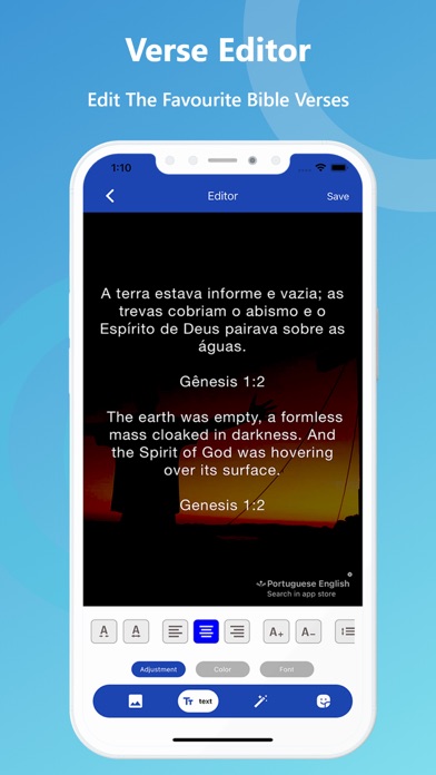 Bíblia Português e Inglês Screenshot