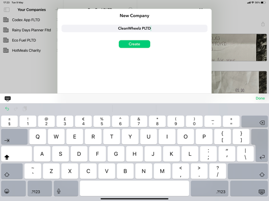 Scan Your Bills & Receipts iPad screenshot 2 - Business app