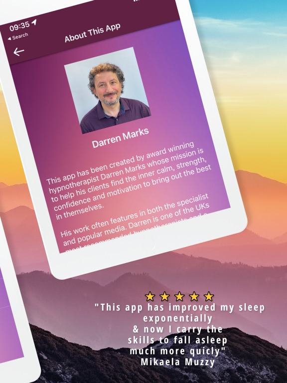 Deep Sleep Hypnotherapy iPad screenshot 5 - Medical app