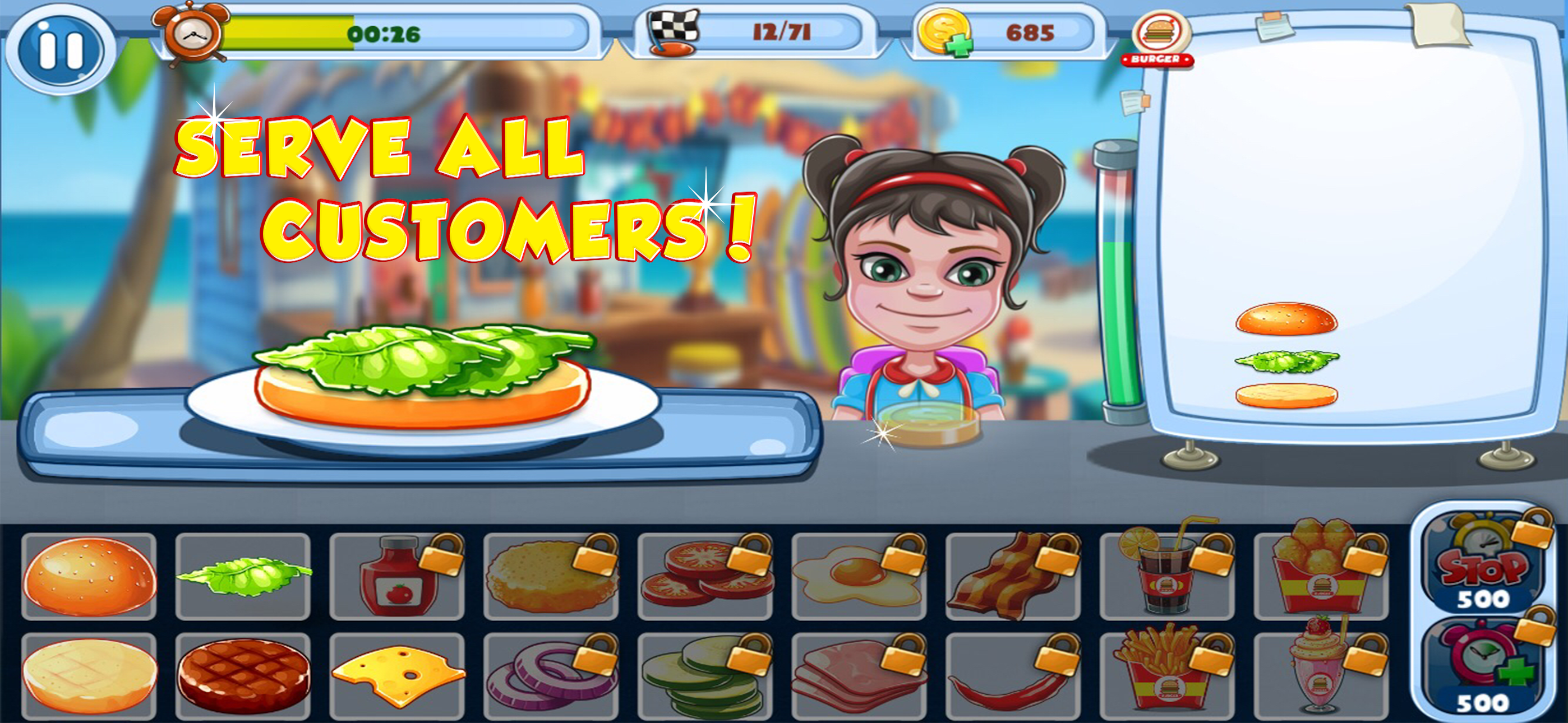 Burger Shop: Fast Food Games