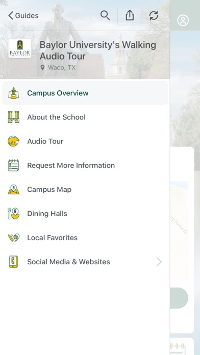 Baylor University Screenshot