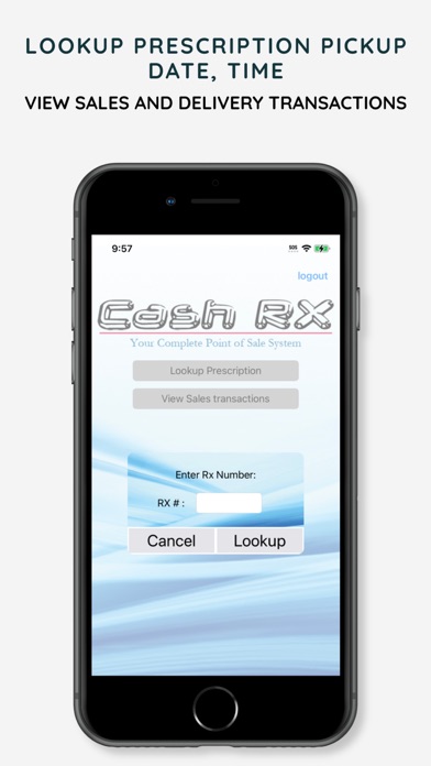 CashRX POINT OF SALE Screenshot
