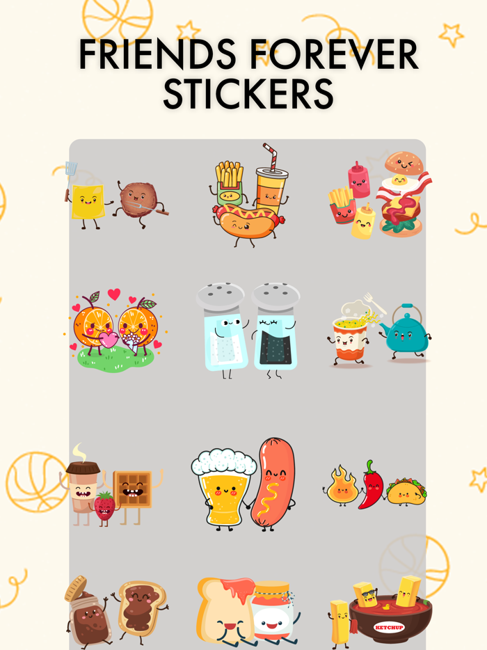 Friends Forever Stickers Pack