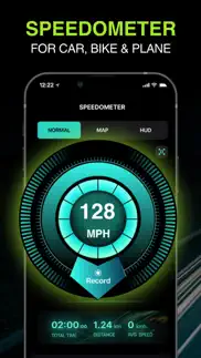 grooz speedometer: gps tracker iphone screenshot 1