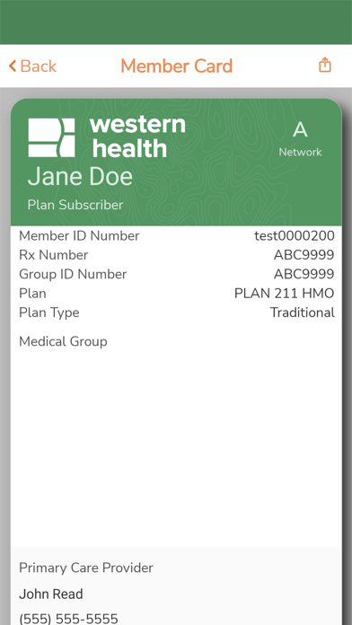 Western Health Advantage Screenshot