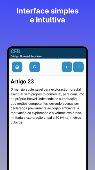 Cód. Florestal Brasil - SLEX Screenshot