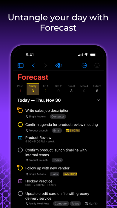 OmniFocus 4 Screenshot