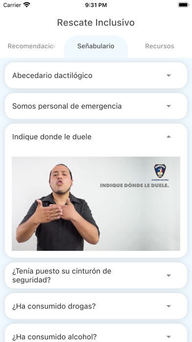 Primeros Respondedores Screenshot