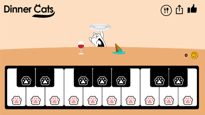 Dinner Cats: Cat Music Games Screenshot