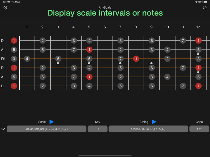 AnyScale - Tunings and Scales