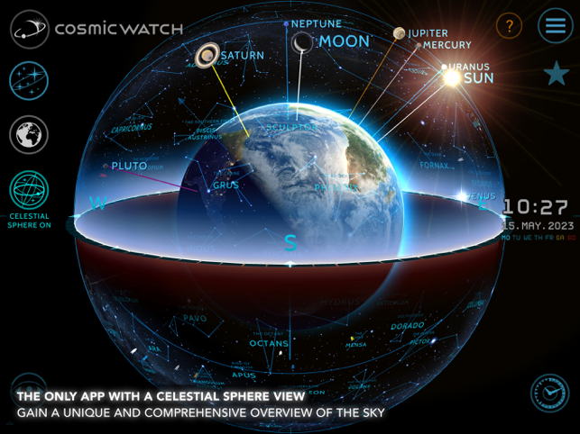 Screenshot ng Cosmic-Watch