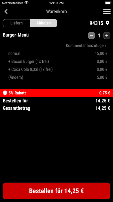 Arizona Burger Straubing Screenshot