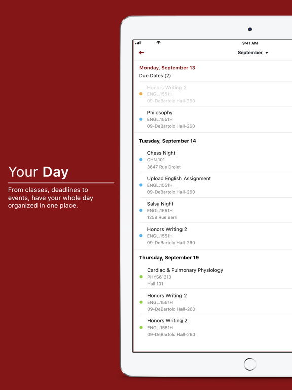 University of Oklahoma iPad screenshot 2 - Education app