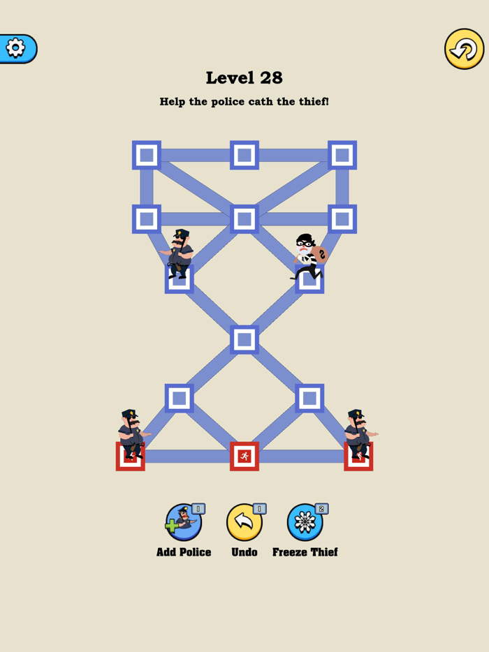 Thief Puzzle Cops and Robbers