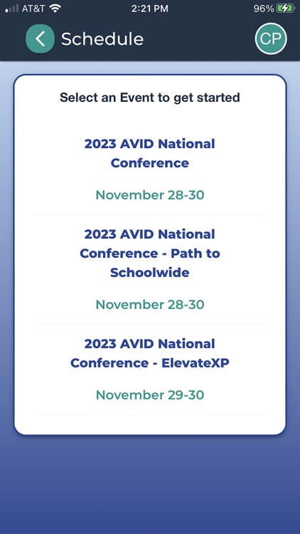 AVID Event