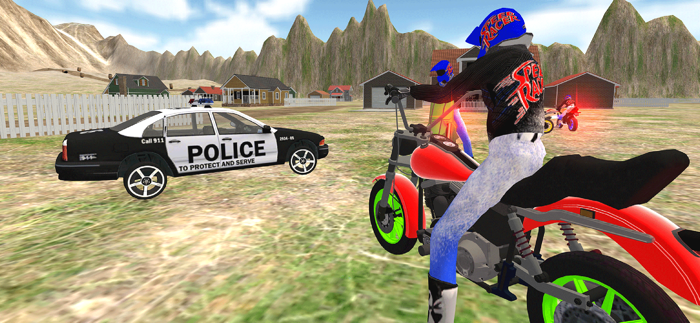 Moto Bike Cop Chase Simulator