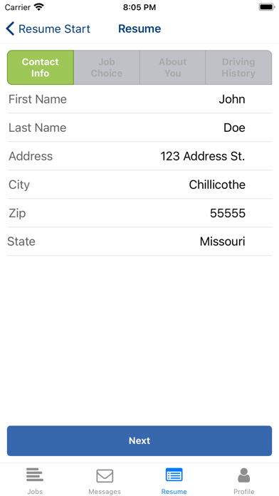 Trucker Search Screenshot