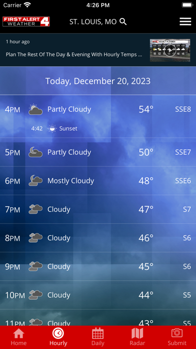 KMOV 4Warn Weather Screenshot