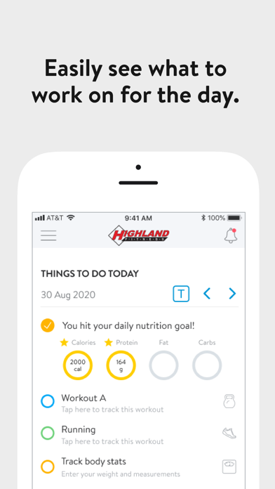 Highland Fitness Screenshot