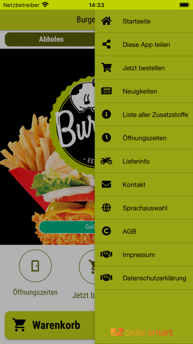 Burgerladen Screenshot