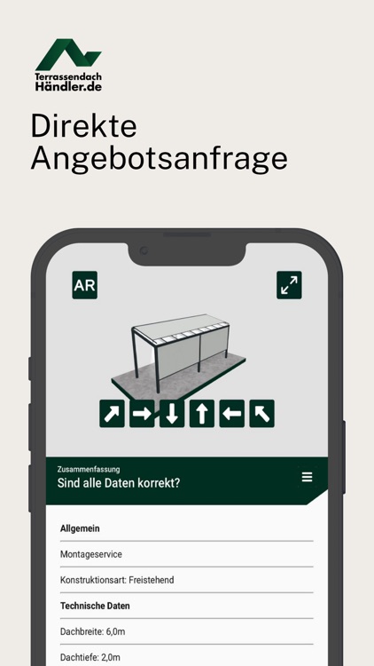Terrassendach AR screenshot-4