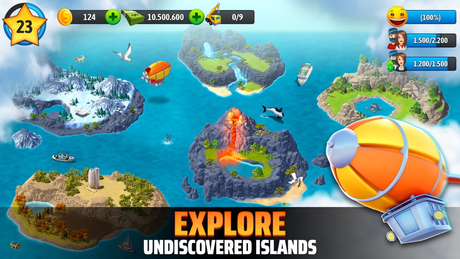 #9. City Island 5: Building Sim (iOS) Bởi: Sparkling Society Games B.V.